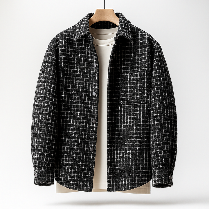 Houndstooth Tweed Jacket