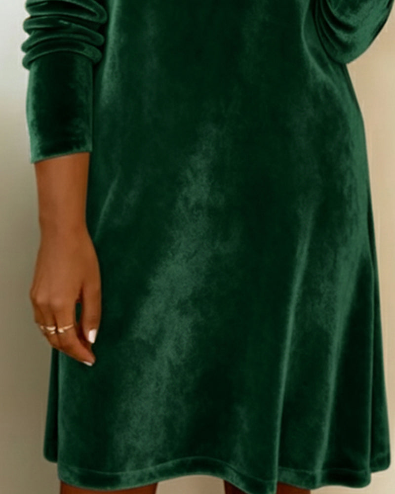 Elin Velvet Christmas Dress