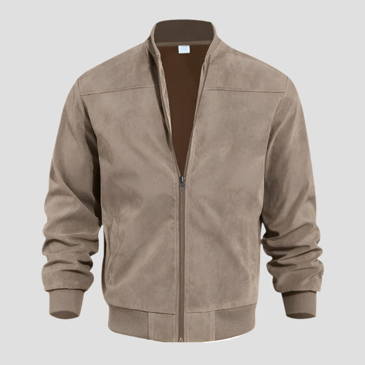Viktor™ | Suede-Look Bomber Jacket