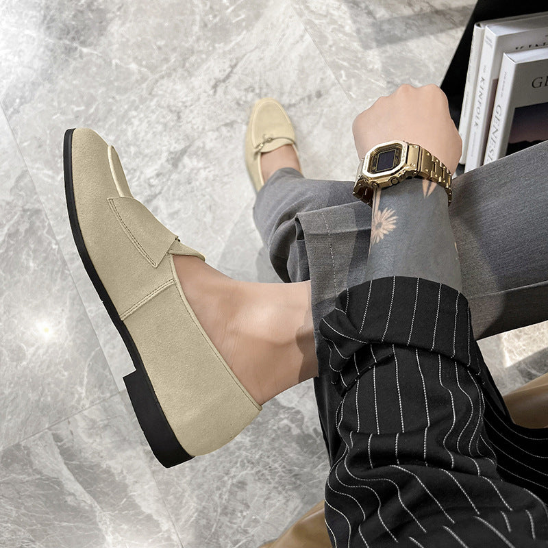 Alessandro Cortese™ | Suede Metal-Detail Loafers