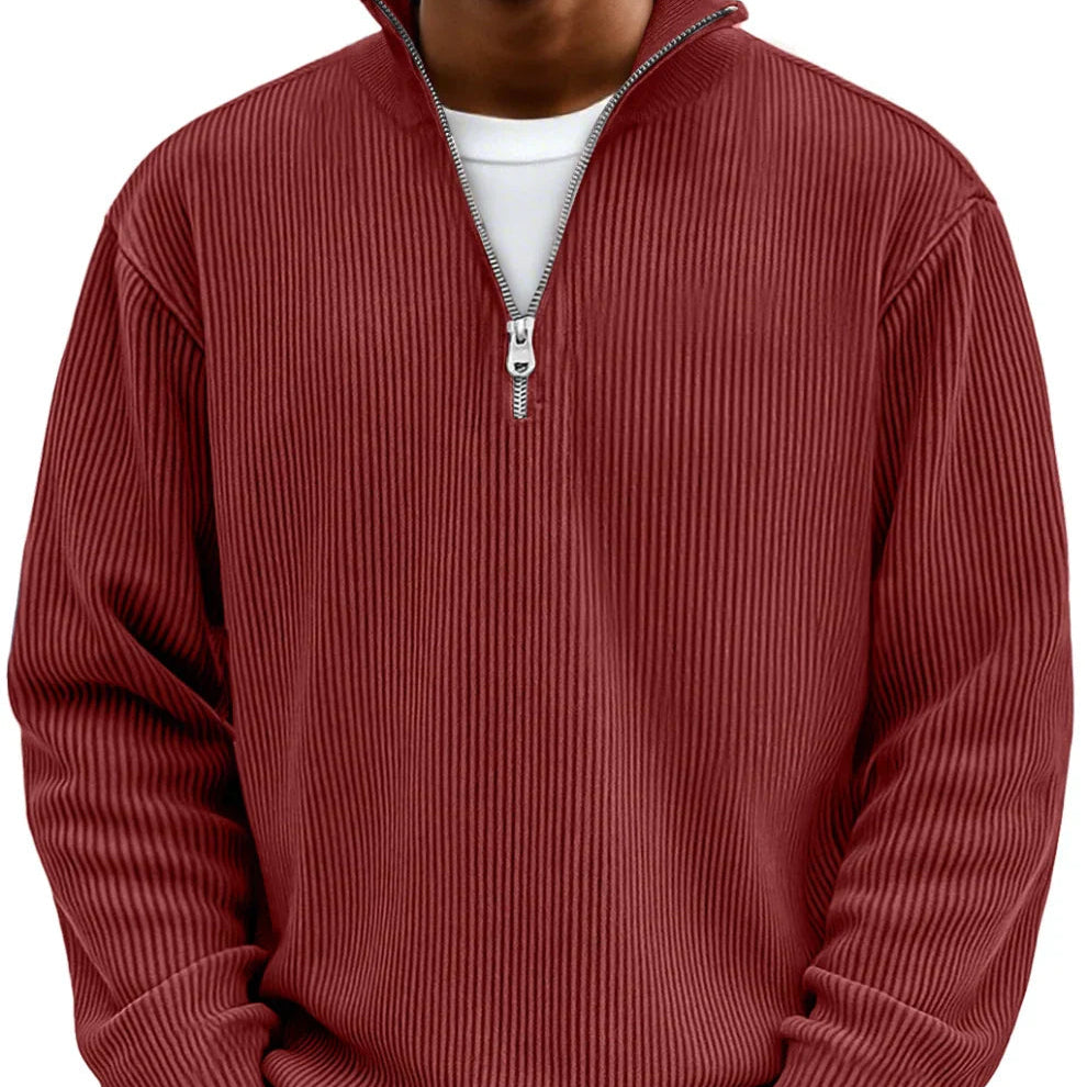 Calix | Men’s Modern Quarter-Zip Sweater