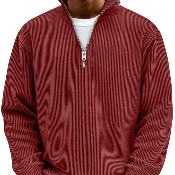 Calix | Men’s Modern Quarter-Zip Sweater