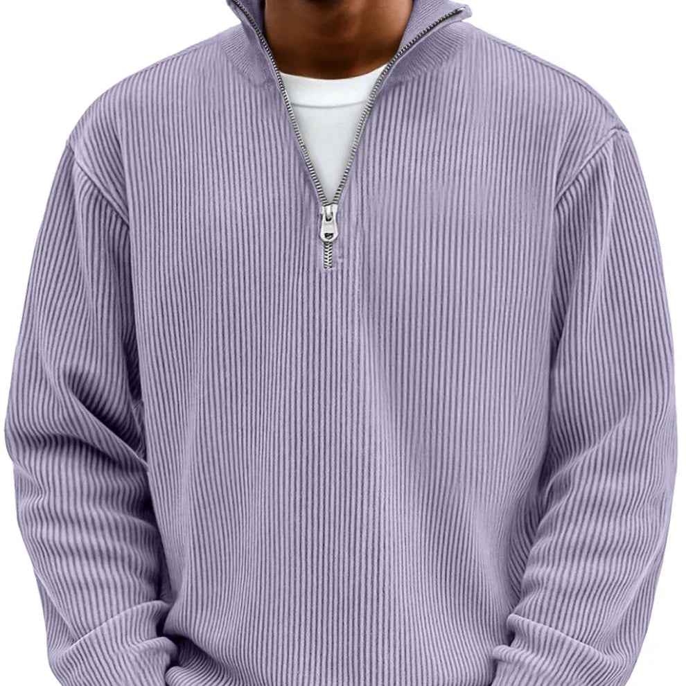 Calix | Men’s Modern Quarter-Zip Sweater