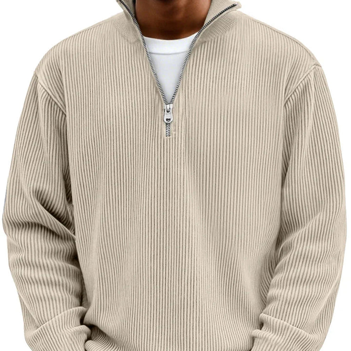 Calix | Men’s Modern Quarter-Zip Sweater