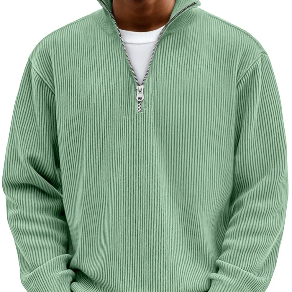 Calix | Men’s Modern Quarter-Zip Sweater