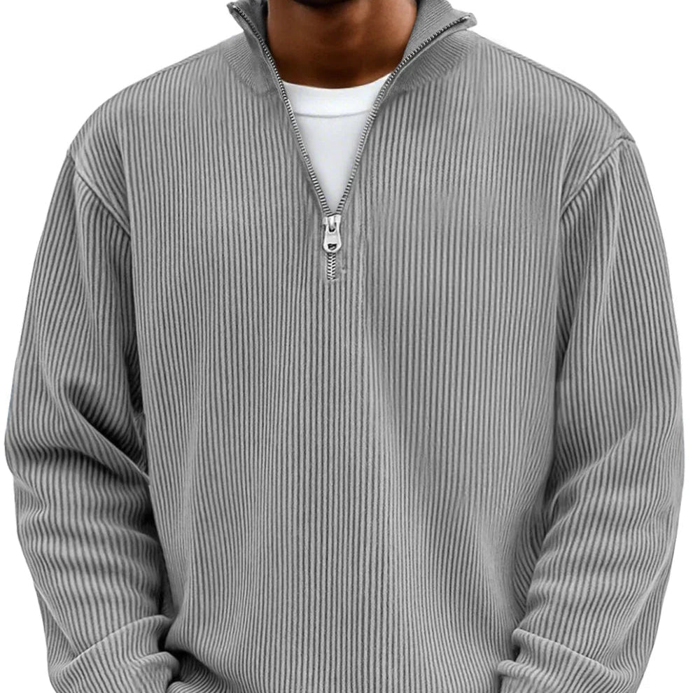 Calix | Men’s Modern Quarter-Zip Sweater