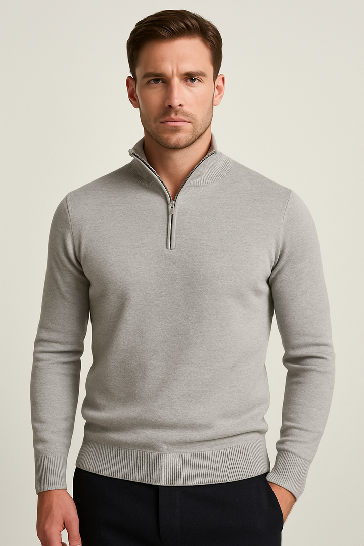 Romano DeLuca | Fine Knit Jumper – Slim Fit Elegance