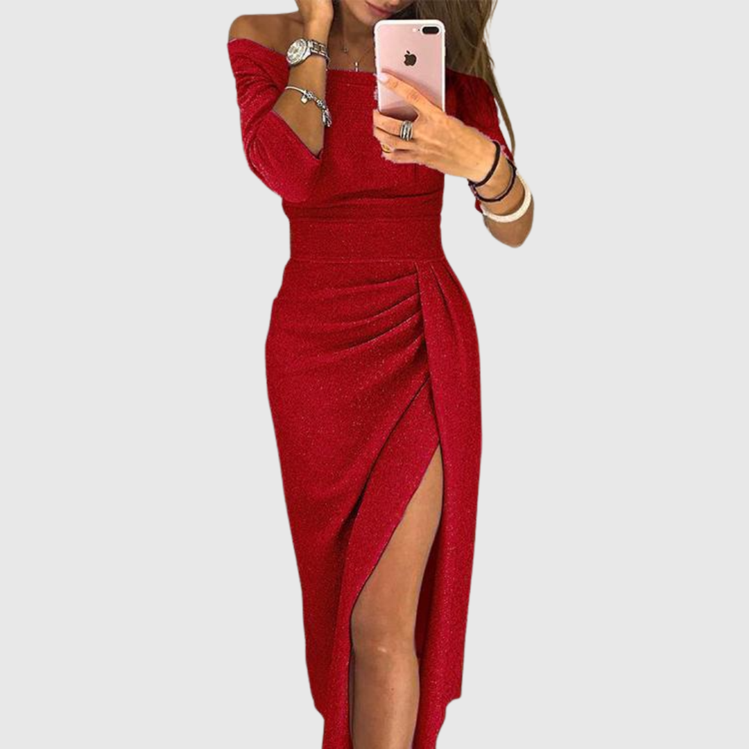 Elarienne | Flowing Halter Maxi Dress