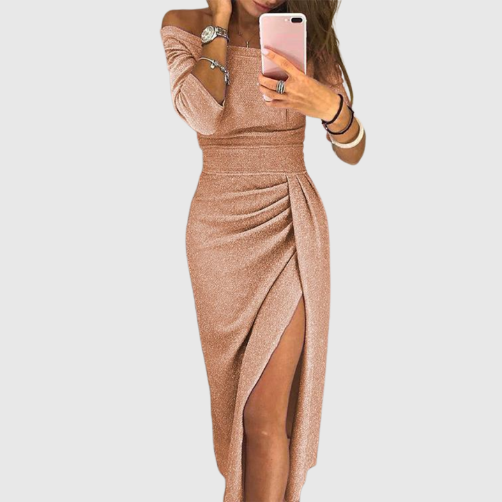 Elarienne | Flowing Halter Maxi Dress