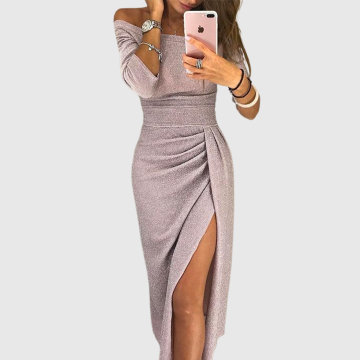 Elarienne | Flowing Halter Maxi Dress