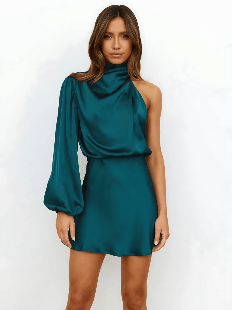 Elara | Luxe One-Shoulder Dress