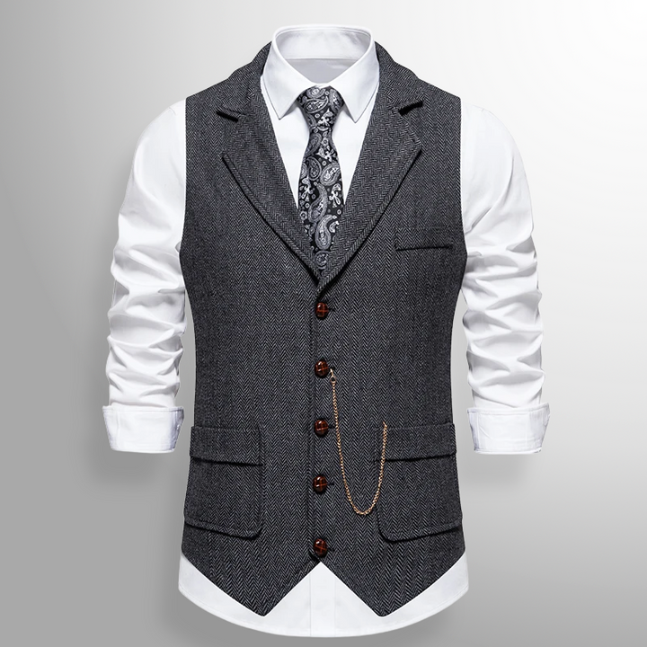 Graham | Classic Tweed Waistcoat with Heritage Detail