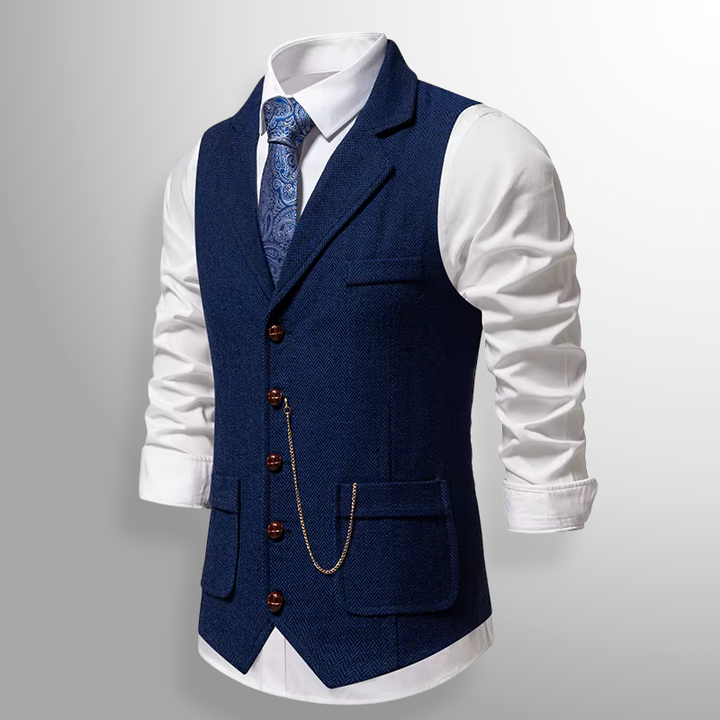 Graham | Classic Tweed Waistcoat with Heritage Detail