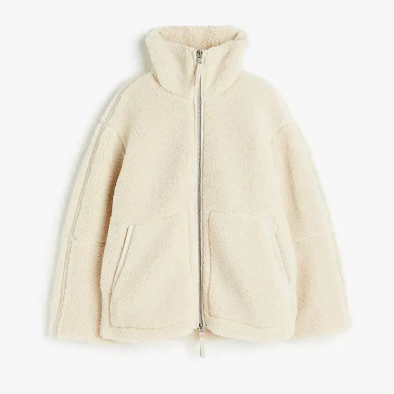 Soft Ladies Teddy Fleece Jacket