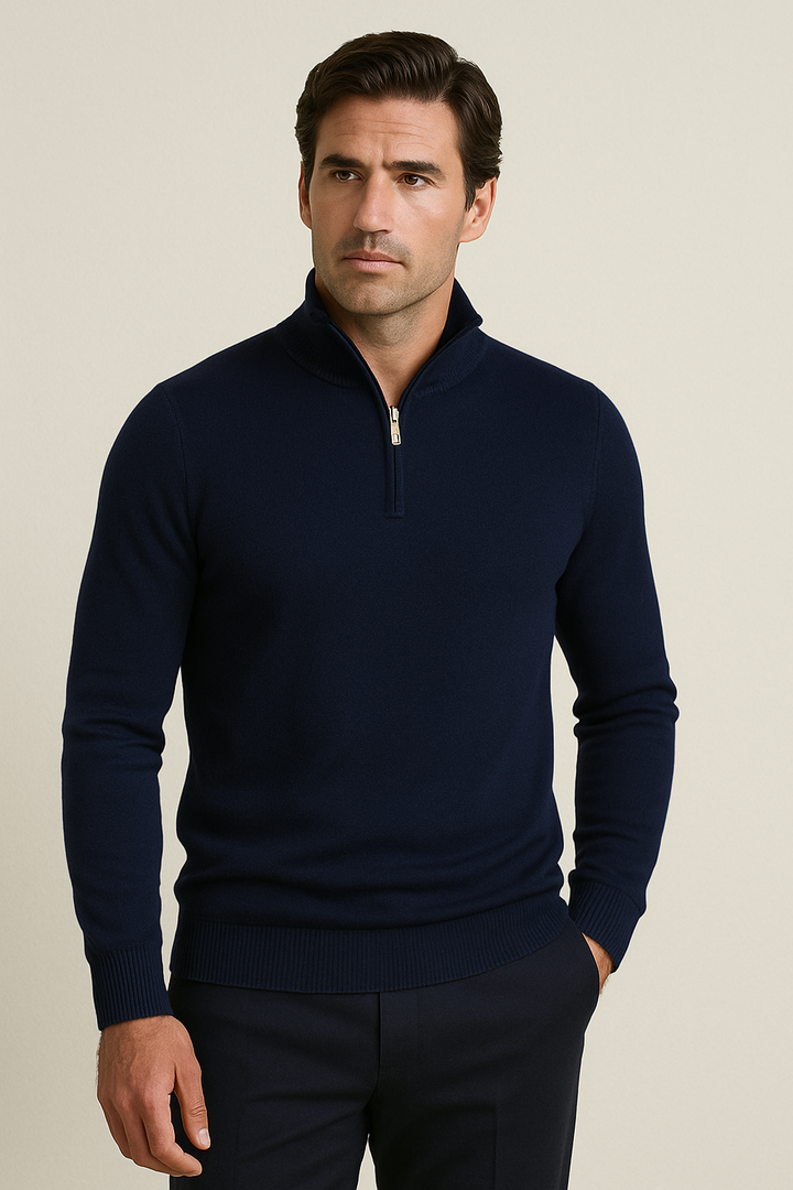 Luca Patrico | Slim Fit Men's Pullover in Polyester