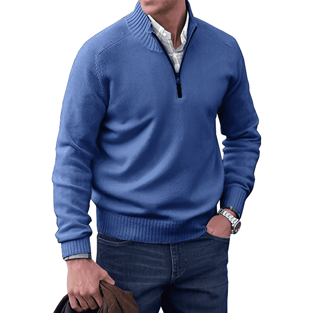 Matteo Ricci | Luxe Cashmere Men's Jumper with Zip