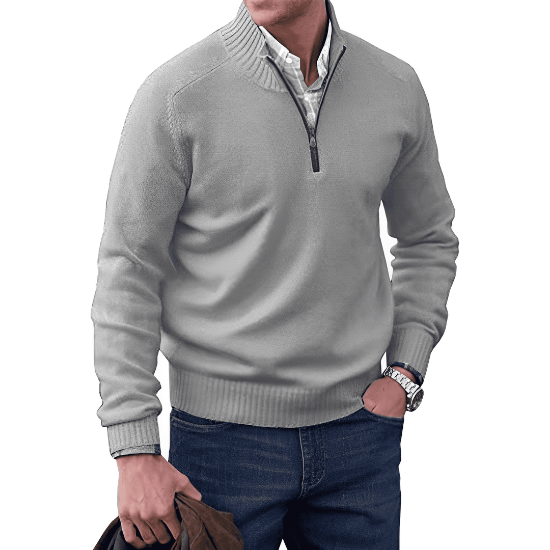 Matteo Ricci | Luxe Cashmere Men's Jumper with Zip