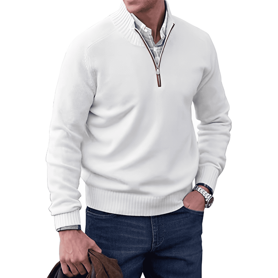 Matteo Ricci | Luxe Cashmere Men's Jumper with Zip