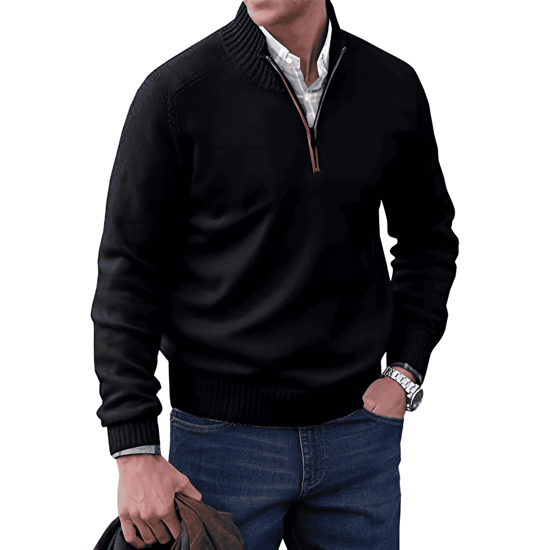 Matteo Ricci | Luxe Cashmere Men's Jumper with Zip