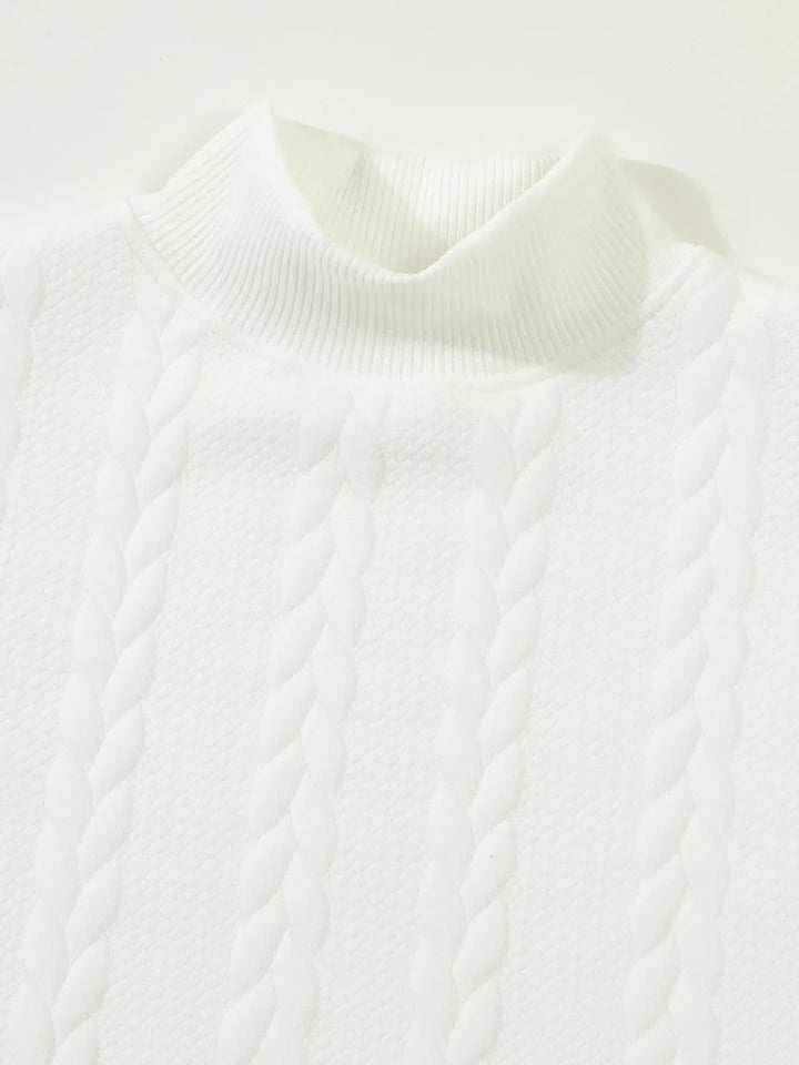 Oliver™ | Men’s High-Neck Cable-Knit Sweater