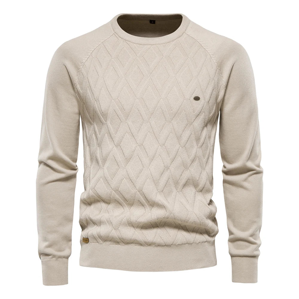 William™ | Men’s Check-Pattern Sweater