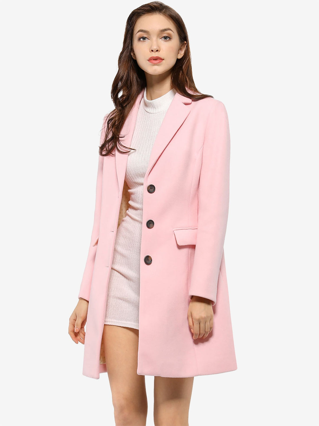 Wool Coat | Classic Cut with Collar