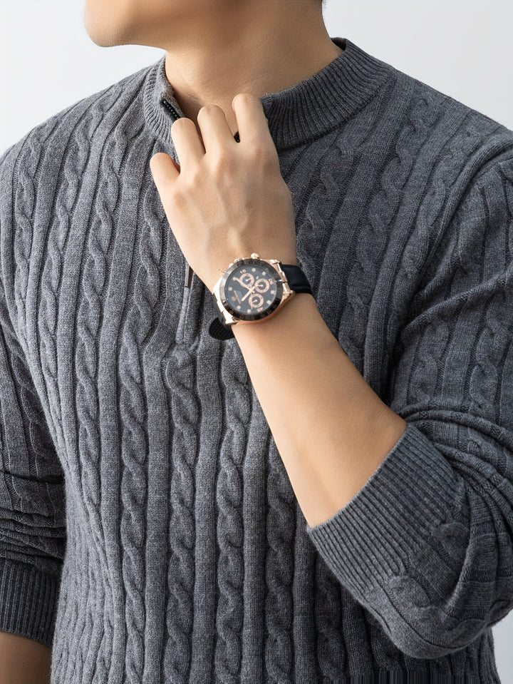 The Mason™ Cable Knit Quarter-Zip Buy 1 > Get 1