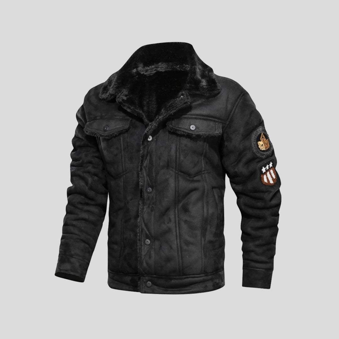 Vanguard™ | Classic Biker Leather Jacket