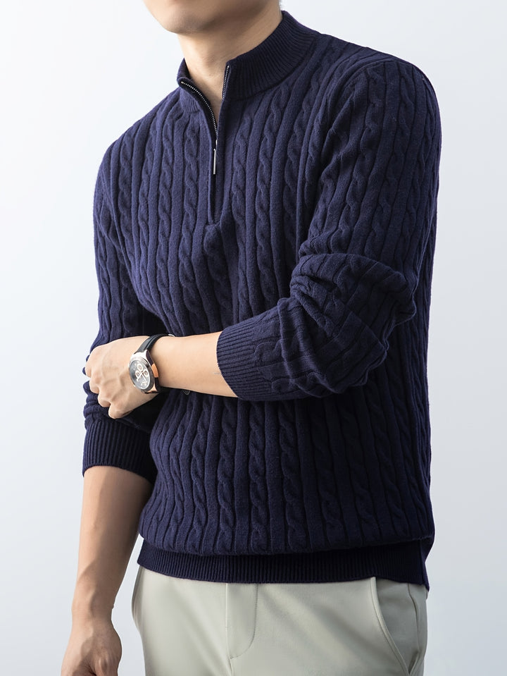 The Mason™ Cable Knit Quarter-Zip Buy 1 > Get 1