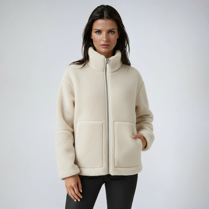 Soft Ladies Teddy Fleece Jacket